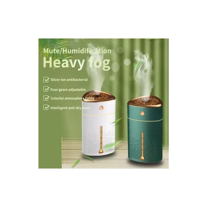 110001254706913.jpg Femina Trendy 1000 ml Ultrasonik Hava Nemlendirici Işıklı Buhar Makinesi ve Aroma Difüzörü (5224) - Görsel 1