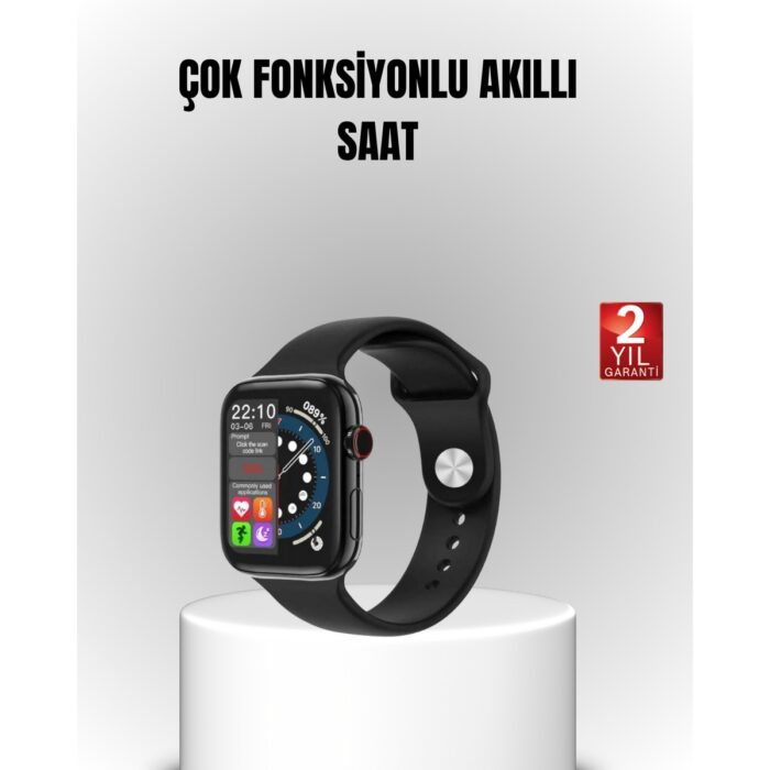 Yüksek Çözünürlüklü 1.9" Akıllı Saat – 5-6 Gün Aktif Kullanım, Şık ve Modern Tasarım - Görsel 1