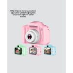 Pembe Mini 1080P Hd Çocuk Kamera – 8mp, Video Kaydı,tf Kart Destekli - Görsel 3