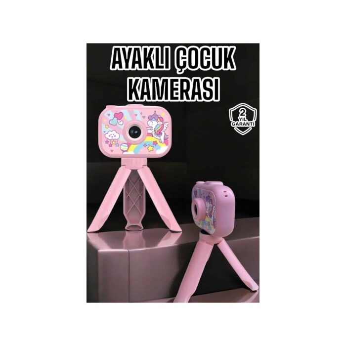 Ayaklı Mini Fotoğraf Makinesi Çocuk Için Eğitici Video Kamera (Kopya) - Görsel 2