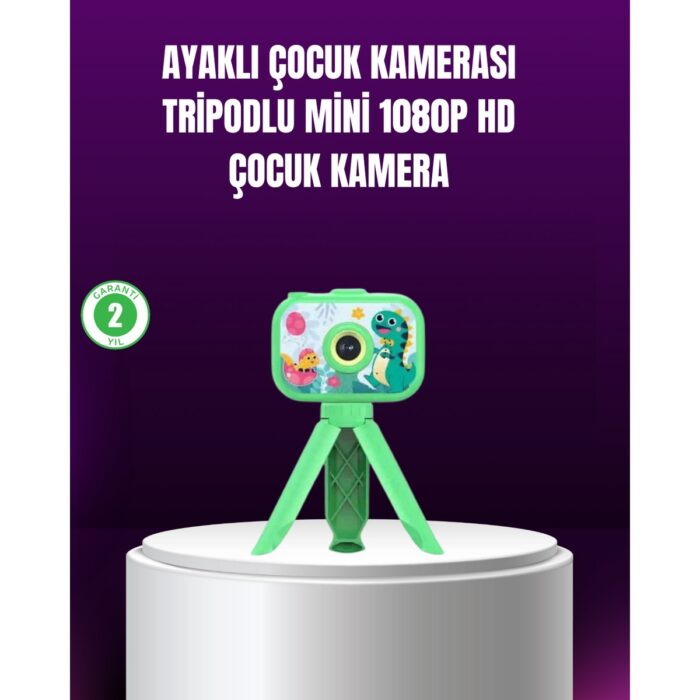 110001254784093.jpg 1080P Hd Çocuk Vlog Kamerası – Tripod ve Eğitici Oyunlarl - Görsel 1