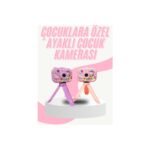 Çocuk Için Eğitici Video Kamera Ayaklı Mini Fotoğraf Makinesi - Görsel 2