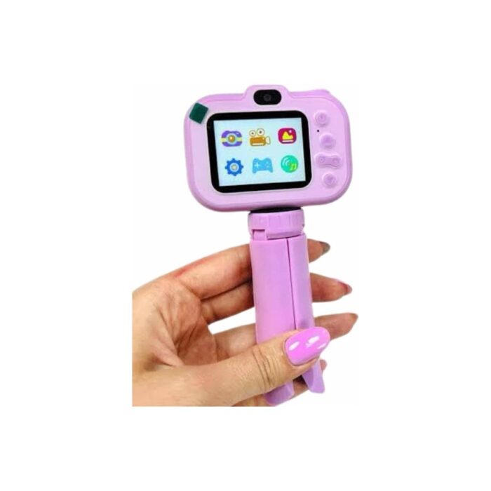 Çocuk Için Eğitici Video Kamera Ayaklı Mini Fotoğraf Makinesi - Görsel 3