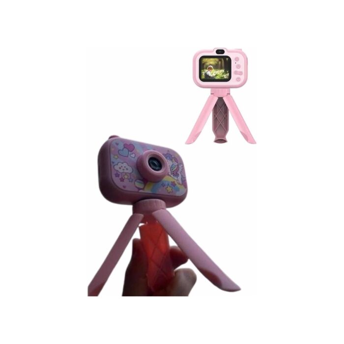 Ayaklı Çocuk Kamerası Tripodlu Mini 1080P Hd Çocuk Kamera - Görsel 1