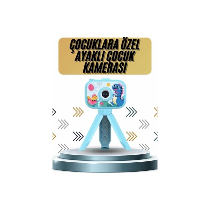 Ayaklı Çocuk Kamerası Tripodlu Mini 1080P Hd Çocuk Kamera - Görsel 2