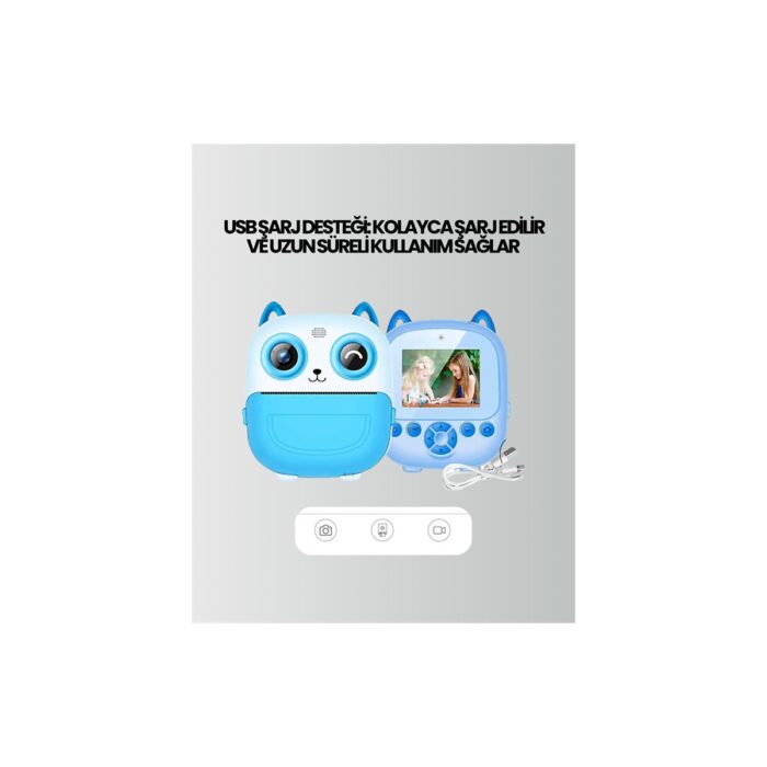 Dijital Termal Yazıcılı Mini Kamera – Hd Video & Anında Fotoğraf Çıktısı - Görsel 5