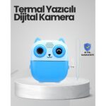 Anında Baskı Yapabilen Çocuk Fotoğraf Makinesi Hafıza Kart Destekli
