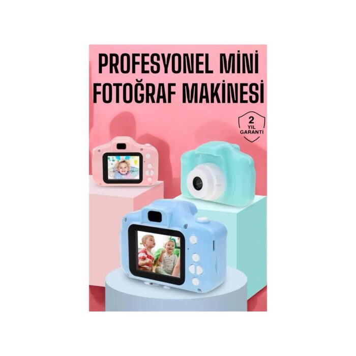 Çocuklara Özel Dijital Fotoğraf Makinesi Mini 1080P Hd Kaliteli - Görsel 2