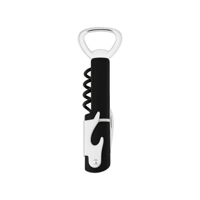 110001255185290.jpg FourForce Store Paslanmaz Çelik Türbişonlu Şarap ve Şişe Açacağı – Ergonomik Kolu ve Dişli Mekanizmalı, Kolay Kullanım, (Siyah) - Görsel 1