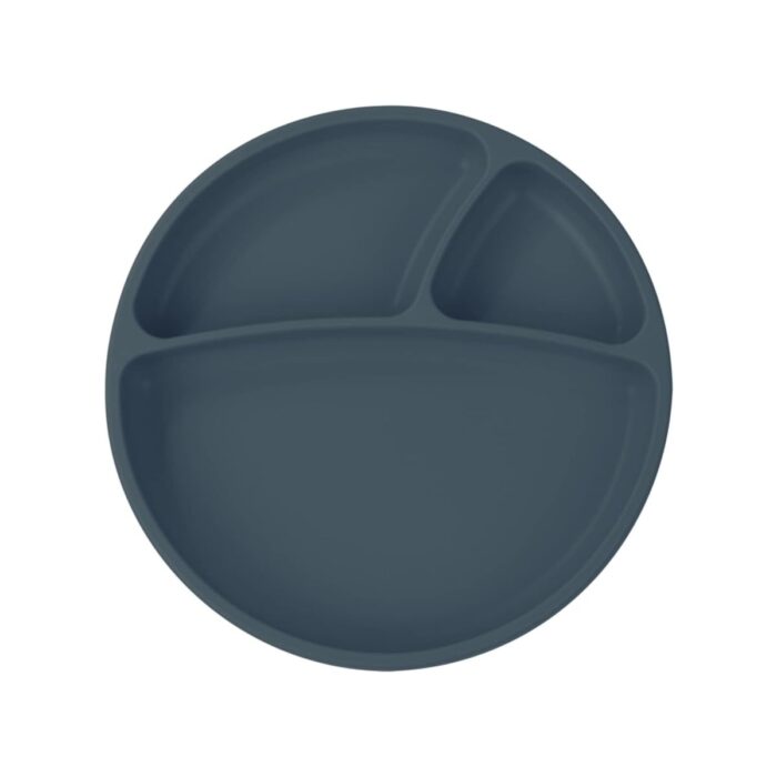 FourForce Porsiyon Vakum Tabanlı Silikon Tabak Deep Blue - Görsel 1