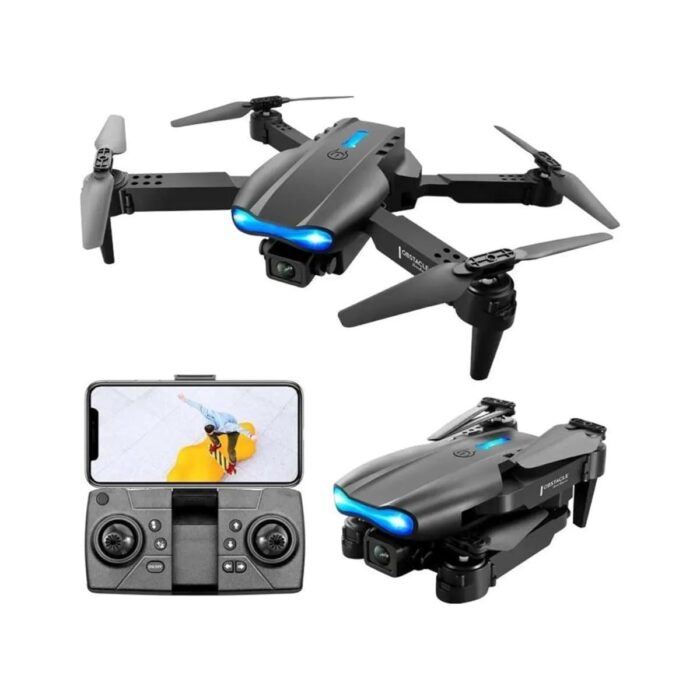 FourForce Pro 4K Hd Çift Kamera Drone, Katlanabilir, Wifi Bağlantılı, Akıllı Telefon Kontrollü Amatör Seviye - Görsel 1