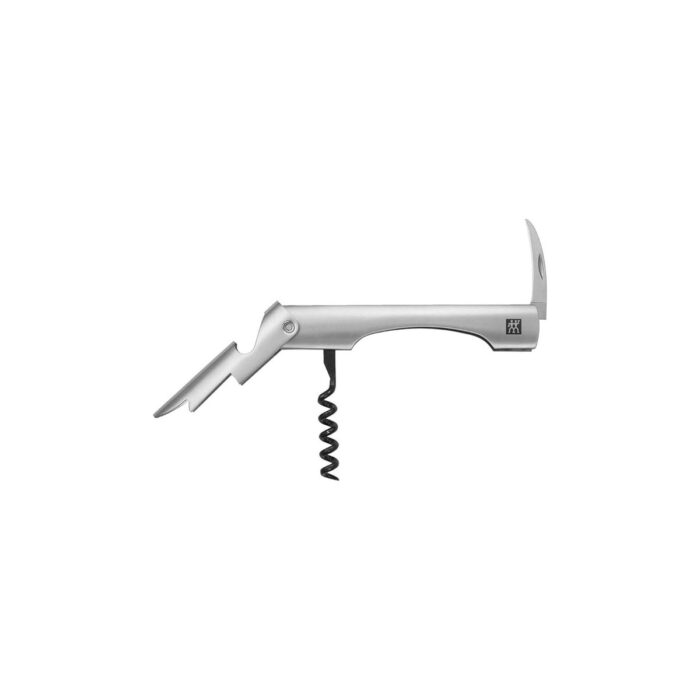 FourForce Sommelier Garson Tipi Tirbuşon, Paslanmaz Çelik, Metalik Gri - Görsel 1