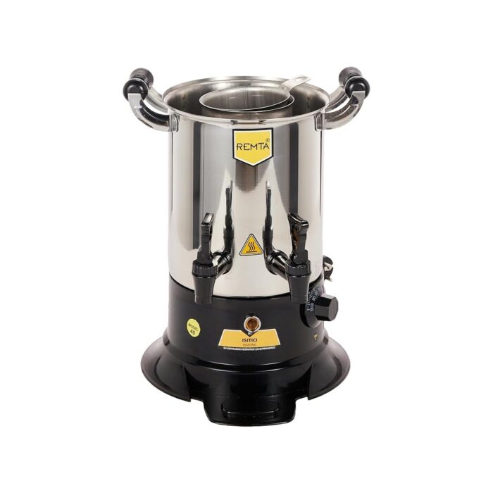 FourForce R25 Mini Çift Demlikli Çay Semaveri, 5lt, Paslanmaz Çelik - Görsel 5