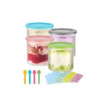 FourForce Ninja Creami NC299 NC300 Için Aksesuar, 4 Bpa Içermez, Bulaşık Makinesinde Yıkanabilir Kapaklı Pint Kap, Kompresörlü Dondurma Makinesi Için Uzun Ömürlü