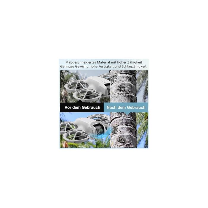 FourForce Neo Aksesuarları Için Gimbal Bumper Guard Drone Lens Anti-Çarpışma Koruma Çubuğu Çarpışma Önleyici Koruma Şeridi Drone Çizilmeye Karşı Koruma Gimbal Anti-Çarpışma Koruyucu Djı Neo Için (Gri) - Görsel 2