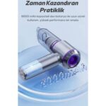 Azurtech Profesyonel Taşınabilir Çok Amaçlı Şarjlı Araç Süpürgesi 8 In 1 Vakum&üfleme Ev,ofis,araç,pc - Görsel 2