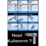 Azurtech Profesyonel Taşınabilir Çok Amaçlı Şarjlı Araç Süpürgesi 8 In 1 Vakum&üfleme Ev,ofis,araç,pc - Görsel 4