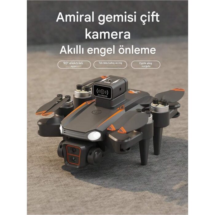 Airstorr Fırçasız Hava Fotoğrafçılığı Quadcopter Optik Akış Engel Kaçınma Uzaktan Kumandalı JS26H Drone - Görsel 3
