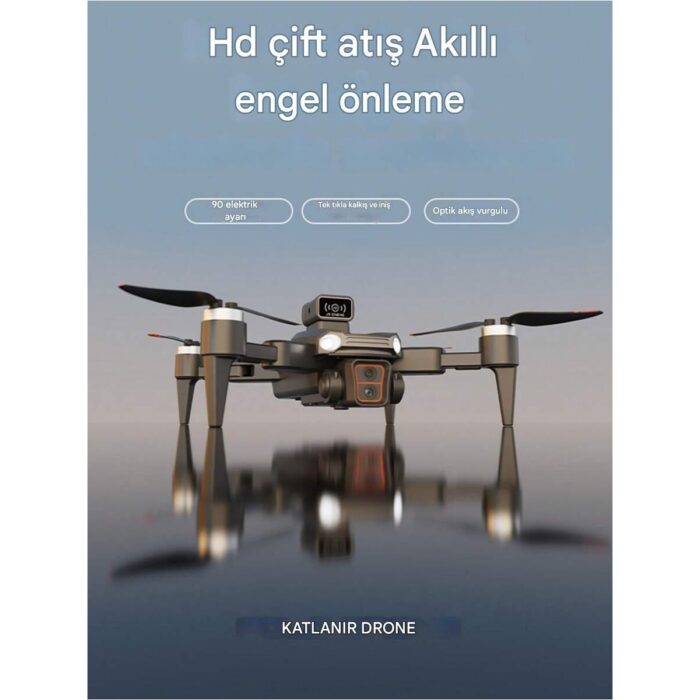 Airstorr Fırçasız Hava Fotoğrafçılığı Quadcopter Optik Akış Engel Kaçınma Uzaktan Kumandalı JS26H Drone - Görsel 5