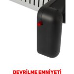 Vesus Pazaraza Hiva 1500W Elektrikli Quartz Isıtıcı Iki Kademe Isı Ayarı - Görsel 5