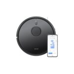 Robot Vacuum S20, 5000PA Emiş Gücü, Akıllı Robot Süpürge, Siyah