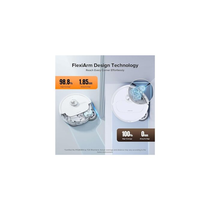 Q Revo Master Çöp Istasyonlu Akıllı Robot Süpürge - Beyaz - Görsel 4