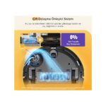 Q8 Akıllı Robot Süpürge Siyah 10.000 Pa Hyperforce Emiş Gücü, Siyah - Görsel 3