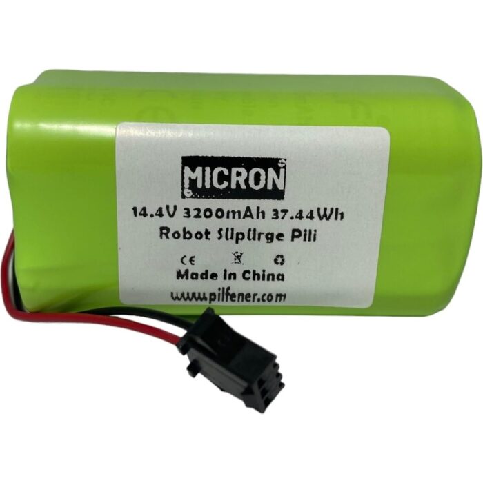 14.4V 3200MAH Robot Süpürgeler Için Uyumlu Pil (Batarya) Yüksek Kapasite Yüksek Performans, 1.5 Kata Kadar Uzun Kullanım - Görsel 1