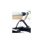 Pearl Shop Home 3 Bölmeli Katlanabilir Çamaşır Sepeti – Siyah, Beyaz ve Gri Renklerde, Dayanıklı ve Şık Tasarım, Makinede Yıkanabilir Kumaşlı, Alüminyum Gövdeli, 64X42X58 cm Boyutlarında - Görsel 4