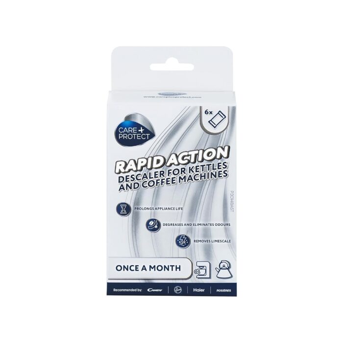 110001256999859.jpg + Protect Kahve Makinesi ve Su Isıtıcıları Temizleyici, Kireç Çözücü, Üniversal, Kireci Çözer ve Kahve ve Çay Kalıntılarını Giderir, 6 Aylık Tedarik Için 6 Poşet - Görsel 1