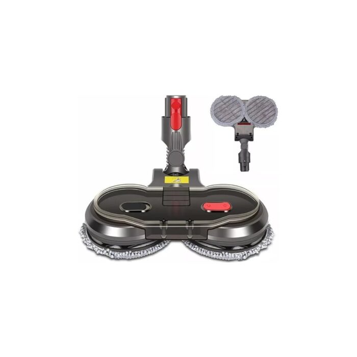Elektrikli Çift Döner Paspas Başlığı Dyson V7 V8 V10 V11 V15 Serisi Için, Mikrofiber Pedli - Görsel 1