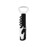 Store Paslanmaz Çelik Türbişonlu Şarap ve Şişe Açacağı – Ergonomik Kolu ve Dişli Mekanizmalı, Kolay Kullanım, (Siyah)