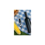 Store Paslanmaz Çelik Türbişonlu Şarap ve Şişe Açacağı – Ergonomik Kolu ve Dişli Mekanizmalı, Kolay Kullanım, (Siyah) - Görsel 2