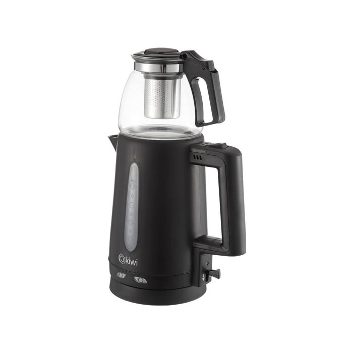 KTM-2907 Çay Yapma Makinesi, 1.8 L Kettle ve 0.9 L Demlik Kapasitesi, Siyah - Görsel 2