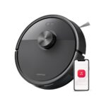 Q8 Akıllı Robot Süpürge Siyah 10.000 Pa Hyperforce Emiş Gücü, Siyah
