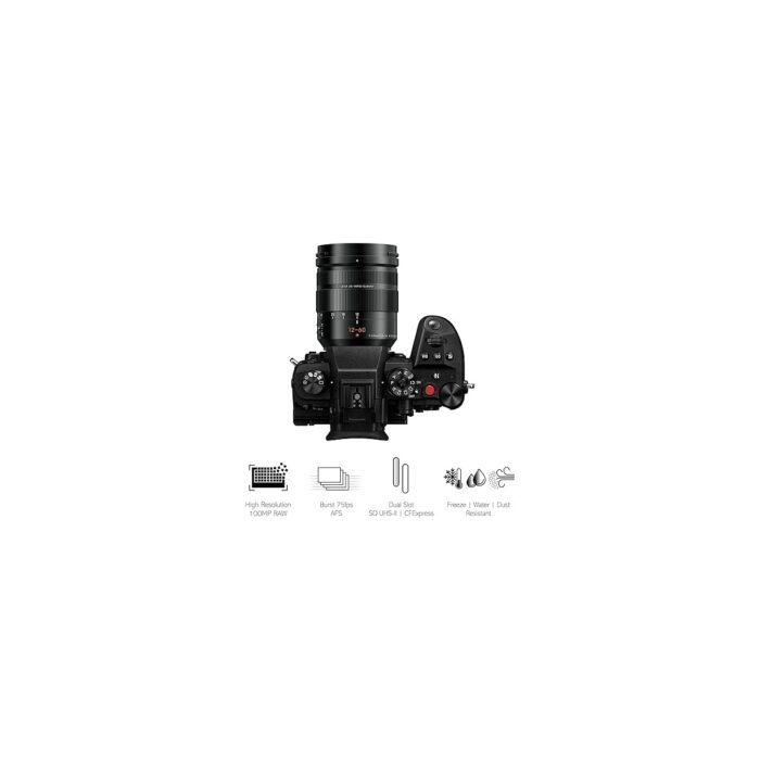 Lumıx DC-GH6L Hibrit Kamera Leica ES12060 Objektifli (25 Mp, Dual I.s, OLED Arayıcı, Soğuk/toz/su Sıçramasına Karşı Koruma) Siyah - Görsel 4