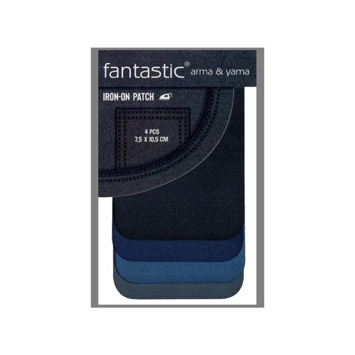 Pearl Shop Paket Ütü ile Yapışan Kumaş Dokuma Arma Patch Giysi & Kıyafetler Için (4 Renk) Yama Kolay Uygulama - Görsel 1