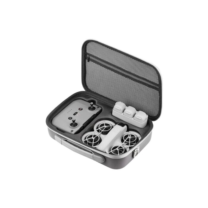 110001257612799.jpg Neo Drone Taşıma Çantası, Djı Neo Fly More Combo Için Seyahat Çantası, Su Geçirmez Omuz Çantası Djı Neo Drone Için Sert Koruyucu Kılıf Kapak, Gri, Klasik - Görsel 1