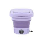 Pearl Shop Katlanabilir Çamaşır Makinesi, 8l Küçük Portatif Çamaşır Makinesi Düşük Gürültü 100-240V Yurtiçi Iç Çamaşırı (Ab Fişi)