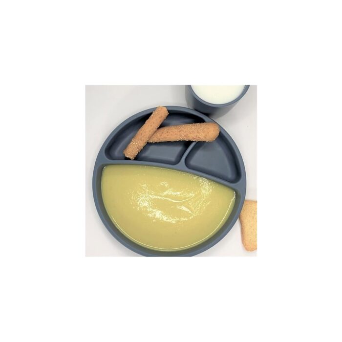 Pearl Shop Porsiyon Vakum Tabanlı Silikon Tabak Deep Blue - Görsel 2