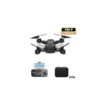 Drone 720P Hd Kameralı Drone Katlanabilir Taşıma Çantalı 4 Pervaneli Havada Sabit Kalma Özellikli (Siyah) - Görsel 2