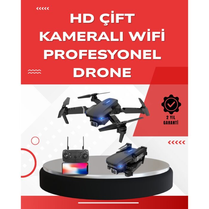 110001258468207.jpg 365Dükkan 2.4g 4ch Katlanabilir Drone 100 Metre Uçuş Mesafeli - Görsel 1
