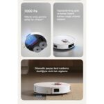 Xiaomi 7000PA Yüksek Emiş Güçlü Istasyonlu Akıllı Halı Algılama Özellikli Robot Süpürge | Kendini Temizleme, Otomatik Paspas Bezi Yıkama, Sıcak Hava ile Kurutma + Tiftik Makinesi (Onerous) - Görsel 2