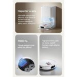 Xiaomi 7000PA Yüksek Emiş Güçlü Istasyonlu Akıllı Halı Algılama Özellikli Robot Süpürge | Kendini Temizleme, Otomatik Paspas Bezi Yıkama, Sıcak Hava ile Kurutma + Tiftik Makinesi (Onerous) - Görsel 3