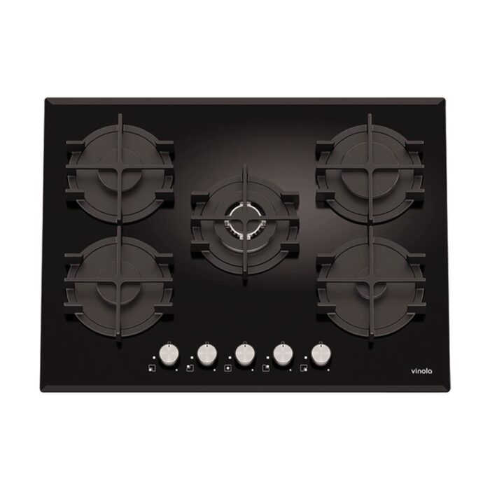 11026025873458.jpg Vinola MOG.7110.111.01 Doğalgazlı Siyah Ankastre Cam Ocak - Görsel 1