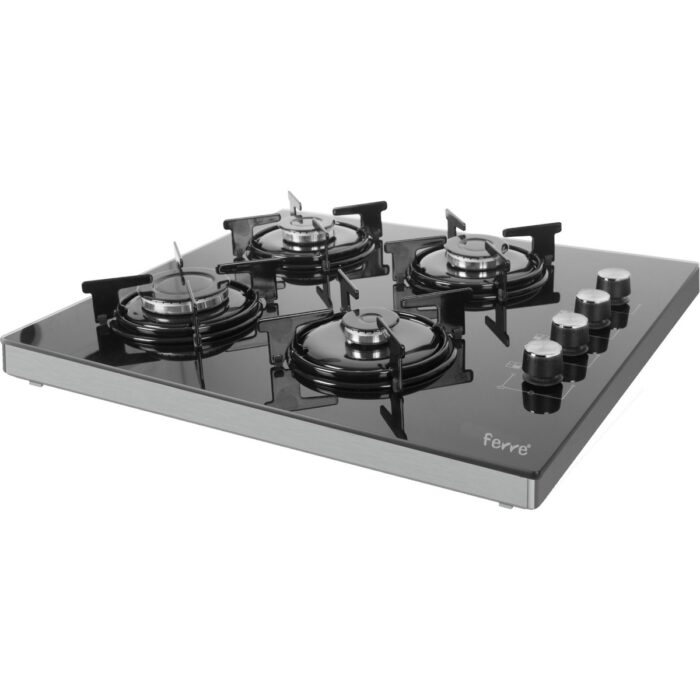 Ferre 2240 Ce Siyah Emaye Izgara Setüstü Cam Ocak - Görsel 1