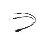 Alfais 4457 Kulaklık Mikrofon Çevirici Ayırıcı Dönüştürücü Çoklayıcı Adaptör