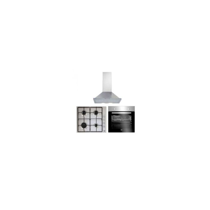 8917951578162.jpg Beko Yeni Eco Inox Ankastre Set (BFM 310 I ( 21000 ) - BOMD D 6110 EI (64160)- ADP 61420 I) - Görsel 1