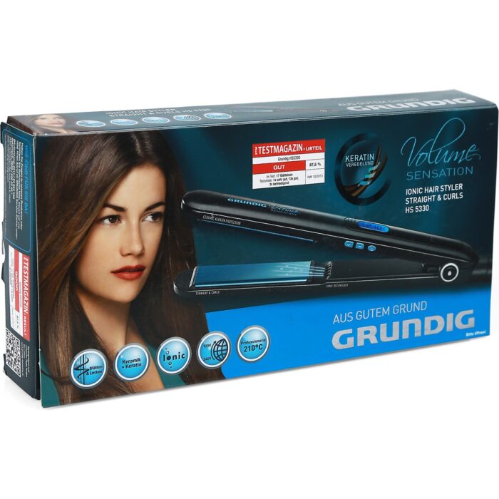 Grundig HS 5330 Seramik Keratin Kaplama İyonik Fonksiyonlu Saç Düzleştirici - Görsel 4
