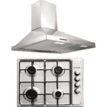 Kumtel La Bretagne İkili Ankastre Set İnox (KO-410BF Ocak+DP6-X Davlumbaz)